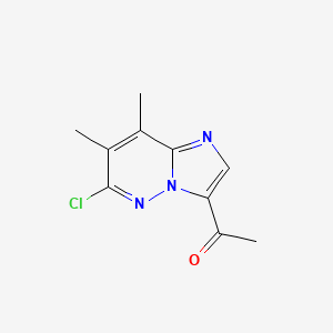 1-(6-Chloro-7,8-dimethylimidazo[1,2-b]pyridazin-3-yl)ethanone