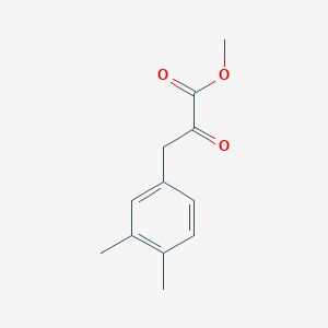 Methyl 3-(3,4-dimethylphenyl)-2-oxopropanoate