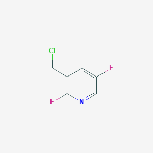 molecular formula C6H4ClF2N B15333203 3-(Chloromethyl)-2,5-difluoropyridine 