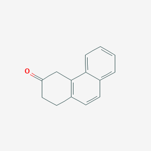 molecular formula C14H12O B15333232 1,2-Dihydrophenanthren-3(4H)-one 