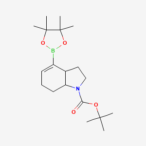 1-Boc-2,3,3a,6,7,7a-hexahydro-1H-indole-4-boronic Acid Pinacol Ester