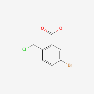 Methyl 5-bromo-2-(chloromethyl)-4-methylbenzoate