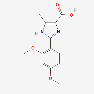 2-(2,4-dimethoxyphenyl)-5-methyl-1H-imidazole-4-carboxylic acid