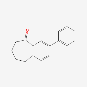 3-Phenyl-6,7,8,9-tetrahydro-5H-benzo[7]annulen-5-one