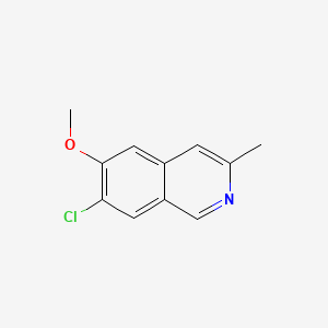 7-Chloro-6-methoxy-3-methylisoquinoline