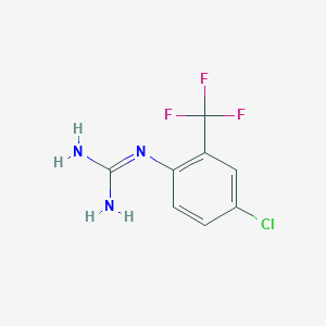 1-[4-Chloro-2-(trifluoromethyl)phenyl]guanidine