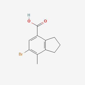 6-Bromo-7-methylindane-4-carboxylic Acid