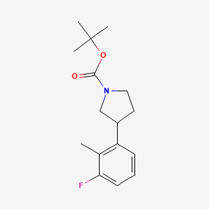 1-Boc-3-(3-fluoro-2-methylphenyl)pyrrolidine