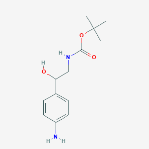 1-(4-Aminophenyl)-2-(Boc-amino)ethanol