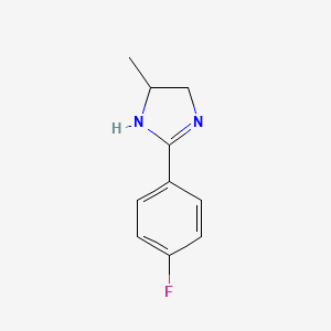 2-(4-Fluorophenyl)-5-methyl-4,5-dihydro-1H-imidazole