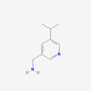 molecular formula C9H14N2 B15333480 (5-Isopropylpyridin-3-yl)methanamine CAS No. 1108726-00-6