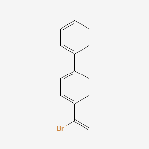 molecular formula C14H11Br B15333518 4-(1-Bromoethenyl)-1,1a(2)-biphenyl CAS No. 154226-66-1