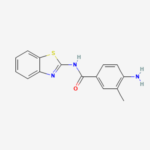 4-Amino-N-(2-benzothiazolyl)-3-methylbenzamide