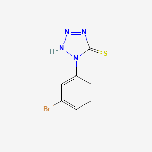 molecular formula C7H5BrN4S B15333591 1-(3-Bromophenyl)-1H-tetrazole-5-thiol 