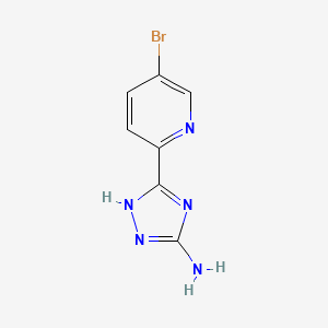 5-Amino-3-(5-bromo-2-pyridyl)-1H-1,2,4-triazole