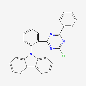 9-[2-(4-Chloro-6-phenyl-1,3,5-triazin-2-yl)phenyl]-9H-carbazole