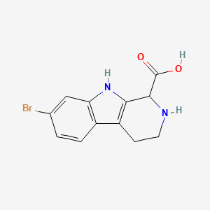 7-bromo-2,3,4,9-tetrahydro-1H-pyrido[3,4-b]indole-1-carboxylic acid