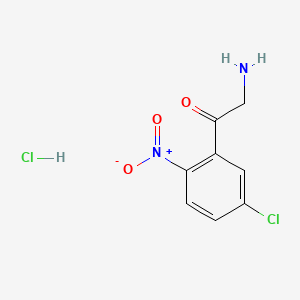 2-Amino-1-(5-chloro-2-nitrophenyl)ethanone Hydrochloride