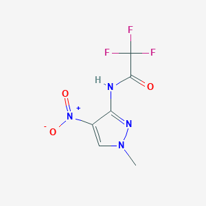 3-Trifluoroacetylamino-1-methyl-4-nitropyrazol