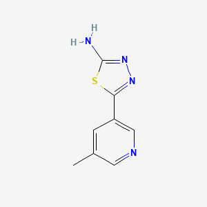 2-Amino-5-(5-methyl-3-pyridyl)-1,3,4-thiadiazole