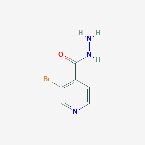 molecular formula C6H6BrN3O B15333931 3-Bromoisonicotinohydrazide 