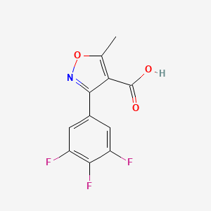 5-Methyl-3-(3,4,5-trifluorophenyl)isoxazole-4-carboxylic acid