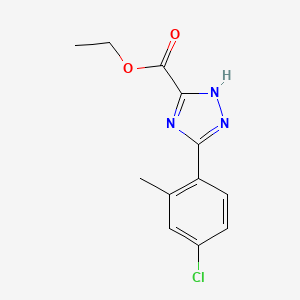 Ethyl 5-(4-Chloro-2-methylphenyl)-1H-1,2,4-triazole-3-carboxylate