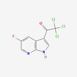 2,2,2-Trichloro-1-(5-fluoro-7-azaindol-3-yl)ethanone