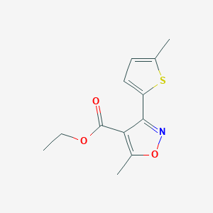 Ethyl 5-Methyl-3-(5-methyl-2-thienyl)isoxazole-4-carboxylate