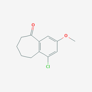 1-Chloro-3-methoxy-6,7,8,9-tetrahydro-5H-benzo[7]annulen-5-one