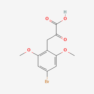 3-(4-Bromo-2,6-dimethoxyphenyl)-2-oxopropanoic acid