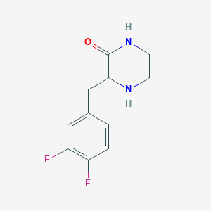 (S)-3-(3,4-Difluorobenzyl)piperazin-2-one