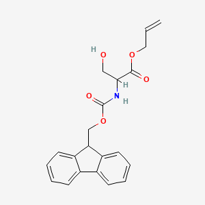 molecular formula C21H21NO5 B15334115 Fmoc-ser-oall 