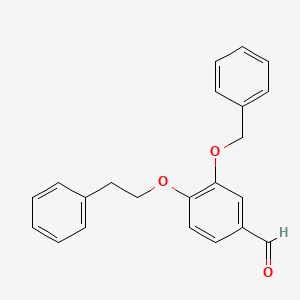 3-(Benzyloxy)-4-phenethoxybenzaldehyde