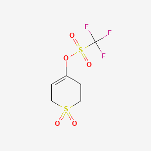 1,1-Dioxido-3,6-dihydro-2H-thiopyran-4-yl trifluoromethanesulfonate