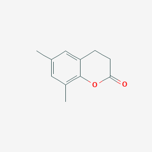 molecular formula C11H12O2 B15334200 6,8-Dimethylchroman-2-one CAS No. 59698-11-2