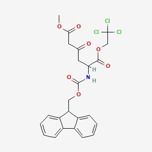 6-Methyl 1-(2,2,2-Trichloroethyl) (S)-2-(Fmoc-amino)-4-oxohexanedioate