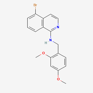 5-Bromo-N-(2,4-dimethoxybenzyl)isoquinolin-1-amine