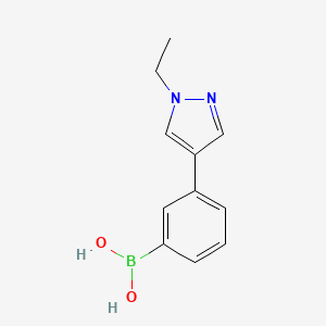 3-(1-Ethyl-4-pyrazolyl)phenylboronic acid