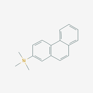 molecular formula C17H18Si B15334322 Trimethyl(phenanthren-2-yl)silane 