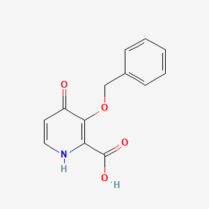 molecular formula C13H11NO4 B15334343 3-(Benzyloxy)-4-oxo-1,4-dihydropyridine-2-carboxylic Acid 