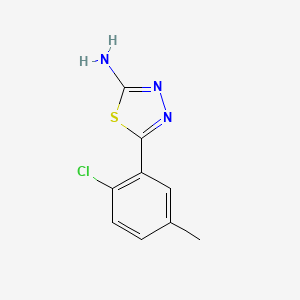 2-Amino-5-(2-chloro-5-methylphenyl)-1,3,4-thiadiazole