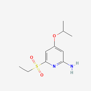 6-(Ethylsulfonyl)-4-isopropoxypyridin-2-amine