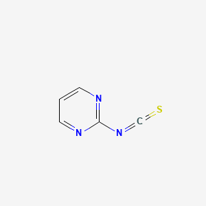 molecular formula C5H3N3S B15334397 2-Isothiocyanatopyrimidine 