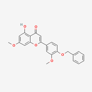 2-[4-(Benzyloxy)-3-methoxyphenyl]-5-hydroxy-7-methoxy-4H-chromen-4-one