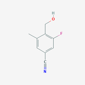 3-Fluoro-4-(hydroxymethyl)-5-methylbenzonitrile