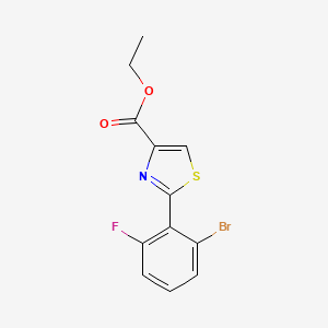 Ethyl 2-(2-Bromo-6-fluorophenyl)thiazole-4-carboxylate