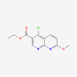 Ethyl 4-Chloro-7-methoxy-1,8-naphthyridine-3-carboxylate