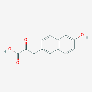 3-(6-Hydroxy-2-naphthyl)-2-oxopropanoic Acid