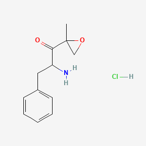 (S)-2-Amino-1-[(R)-2-methyloxiran-2-yl]-3-phenyl-1-propanone Hydrochloride